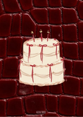 Birthday Card – Burgundy