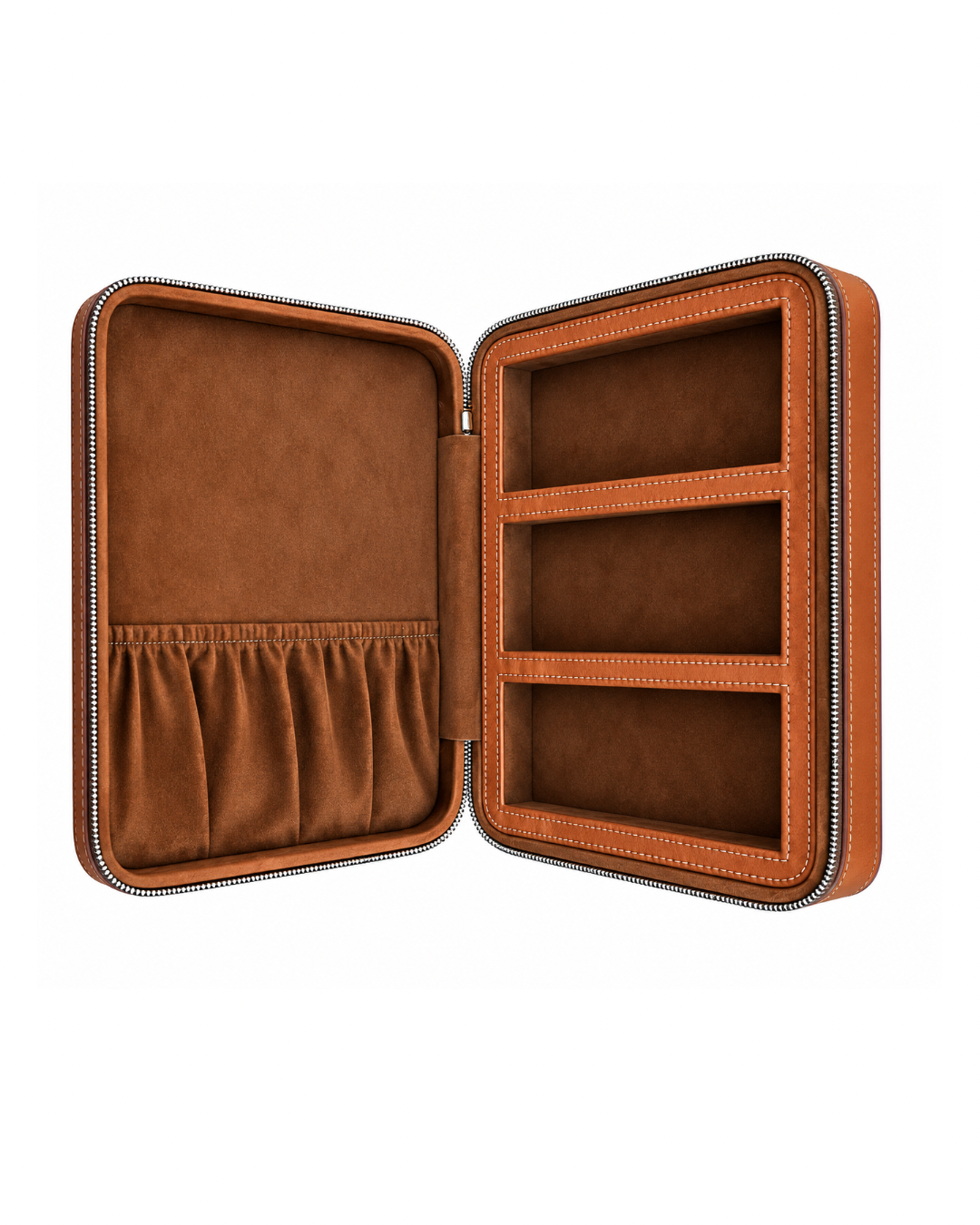GIACHHI classic brown Essentials Case, inside view