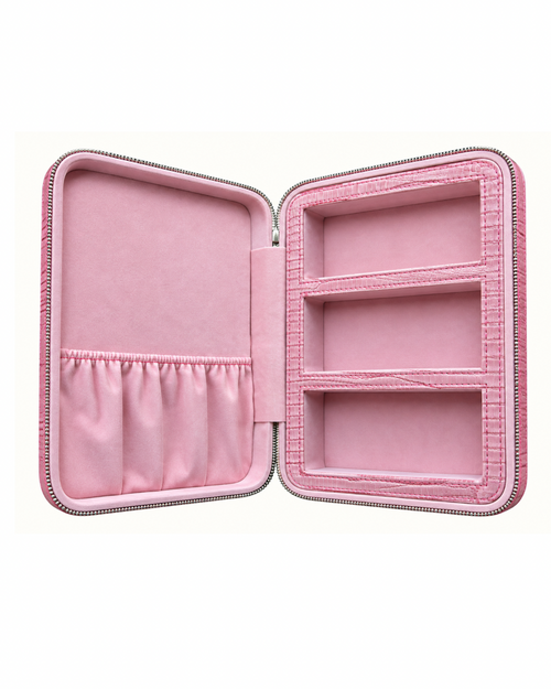 The Pink Edition case, inside view